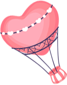 Seed Kindness Fund heart shaped hot air balloon